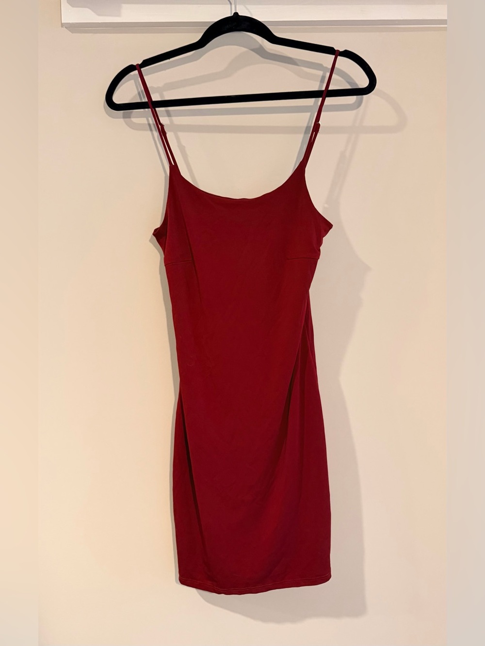 Fashion Nova Vegas Go To Dress - Burgundy